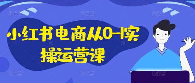 小红书电商从0-1实操运营课，小红书手机实操小红书/IP和私域课/小红书电商电脑实操板块等-pcp资源社
