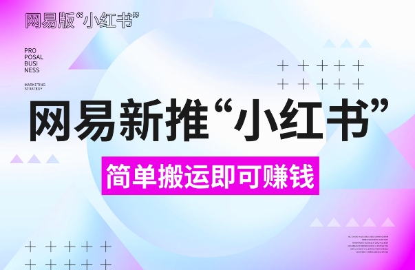 网易官方新推“小红书”，搬运即有收益，新手小白千万别错过(附详细教程)【揭秘】-pcp资源社