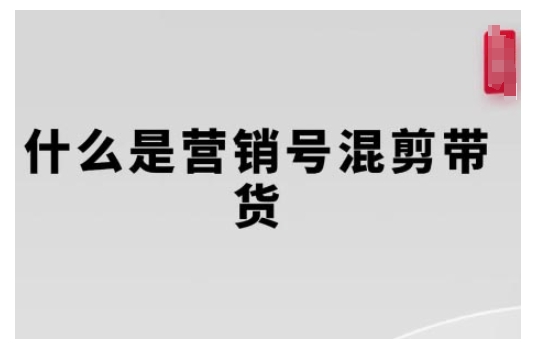 营销号混剪带货，从内容创作到流量变现的全流程，教你用营销号形式做混剪带货-pcp资源社