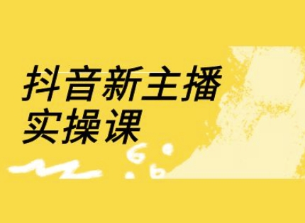 抖音新主播实操课，直播间流量运营线上实操课(18节)-pcp资源社