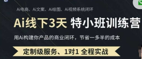 AI实操培训第20-21期线下，0基础保姆级教程，3月最新整理，企业获客、降本增效、打造超级个体-pcp资源社