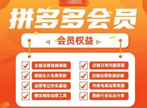 2025拼多多运营实战课，40节全流程教学，覆盖拼多多运营全链路-pcp资源社
