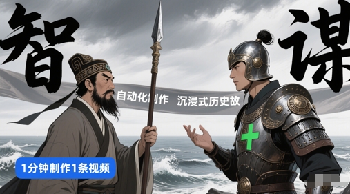 扣子工作流一键生成沉浸式历史故事，一天工作量，3分钟搞定-pcp资源社
