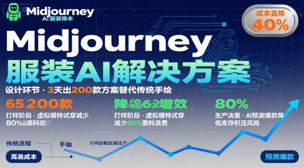 AI在服装领域的运用，使用midjourney做服装辅助企业降低成本-pcp资源社