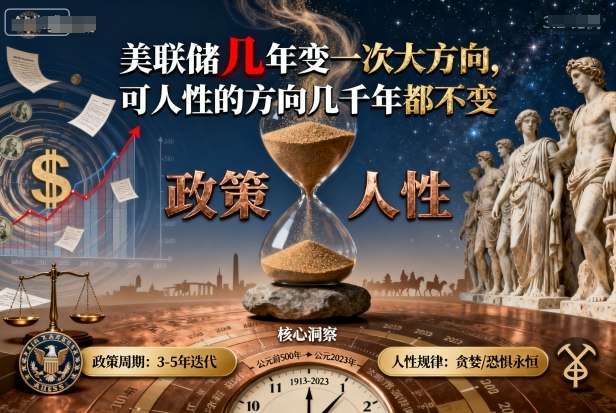 付费文章：美联储几年变一次大方向，可人性的方向几千年都不变-pcp资源社